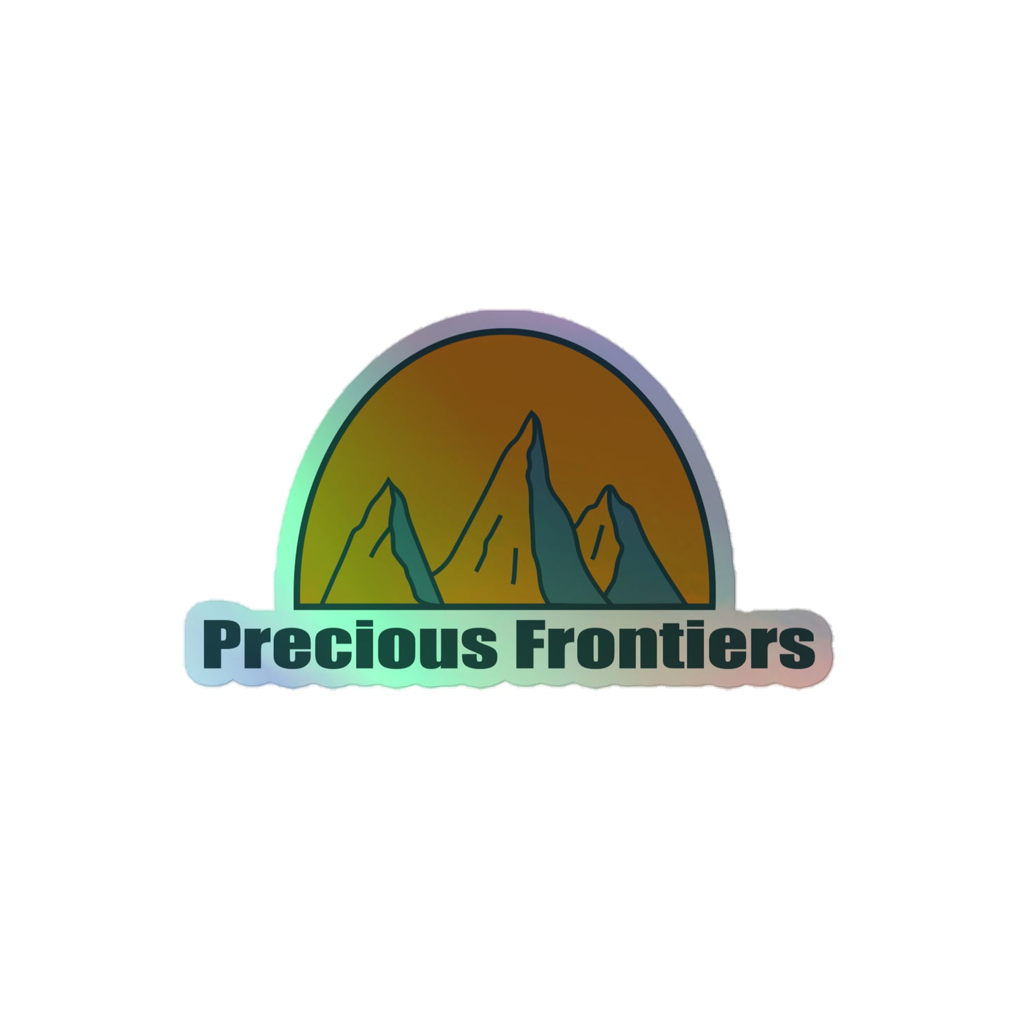 Precious Frontiers Holographic Sticker