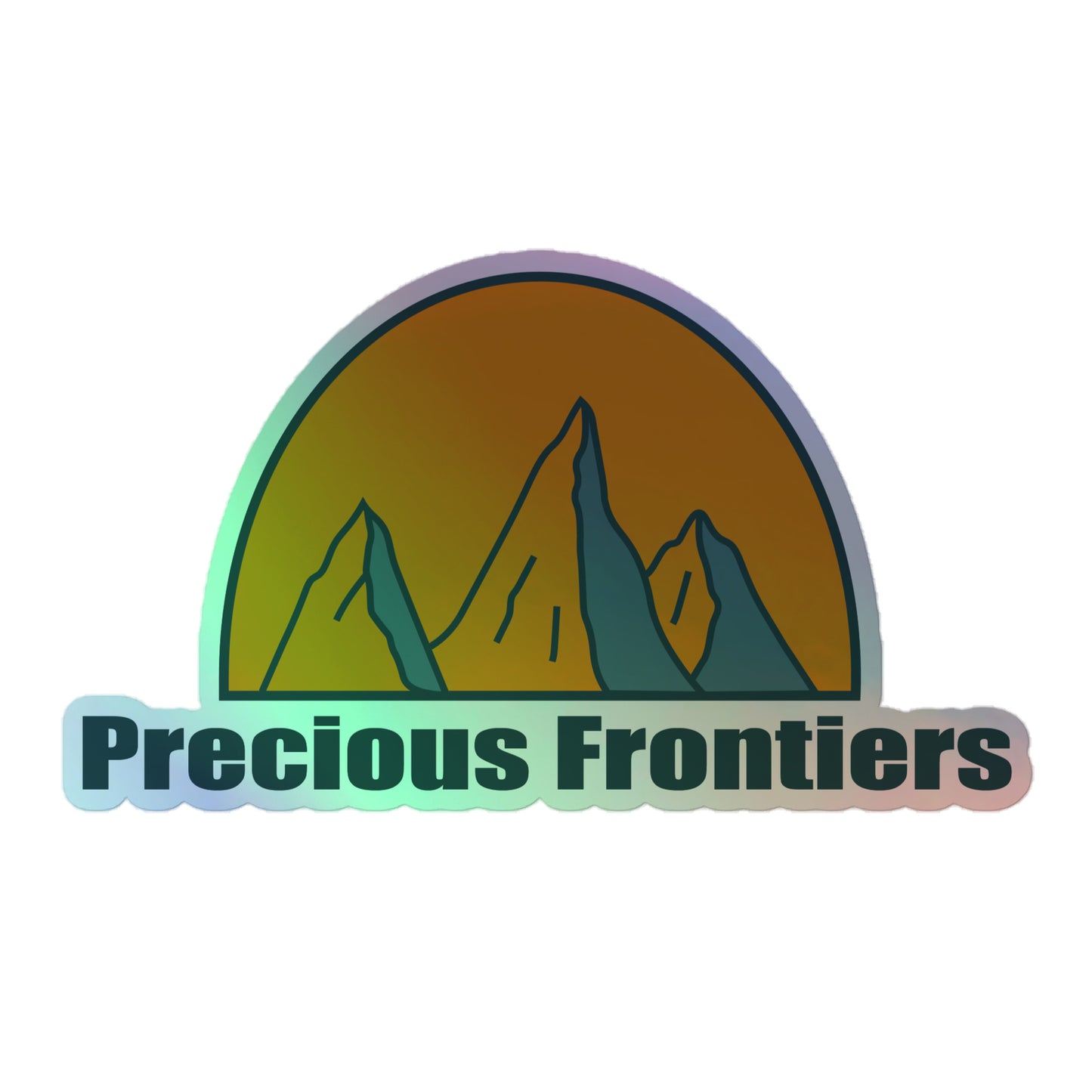 Precious Frontiers Holographic Sticker