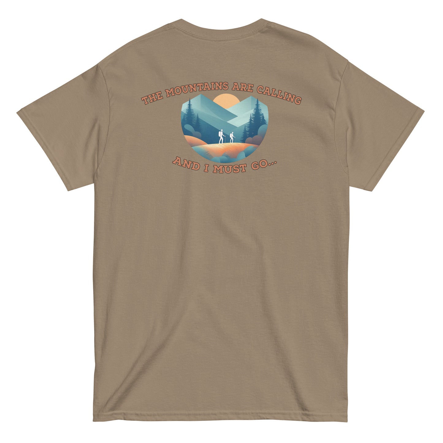 MOUNTAINS ARE CALLING Unisex classic tee