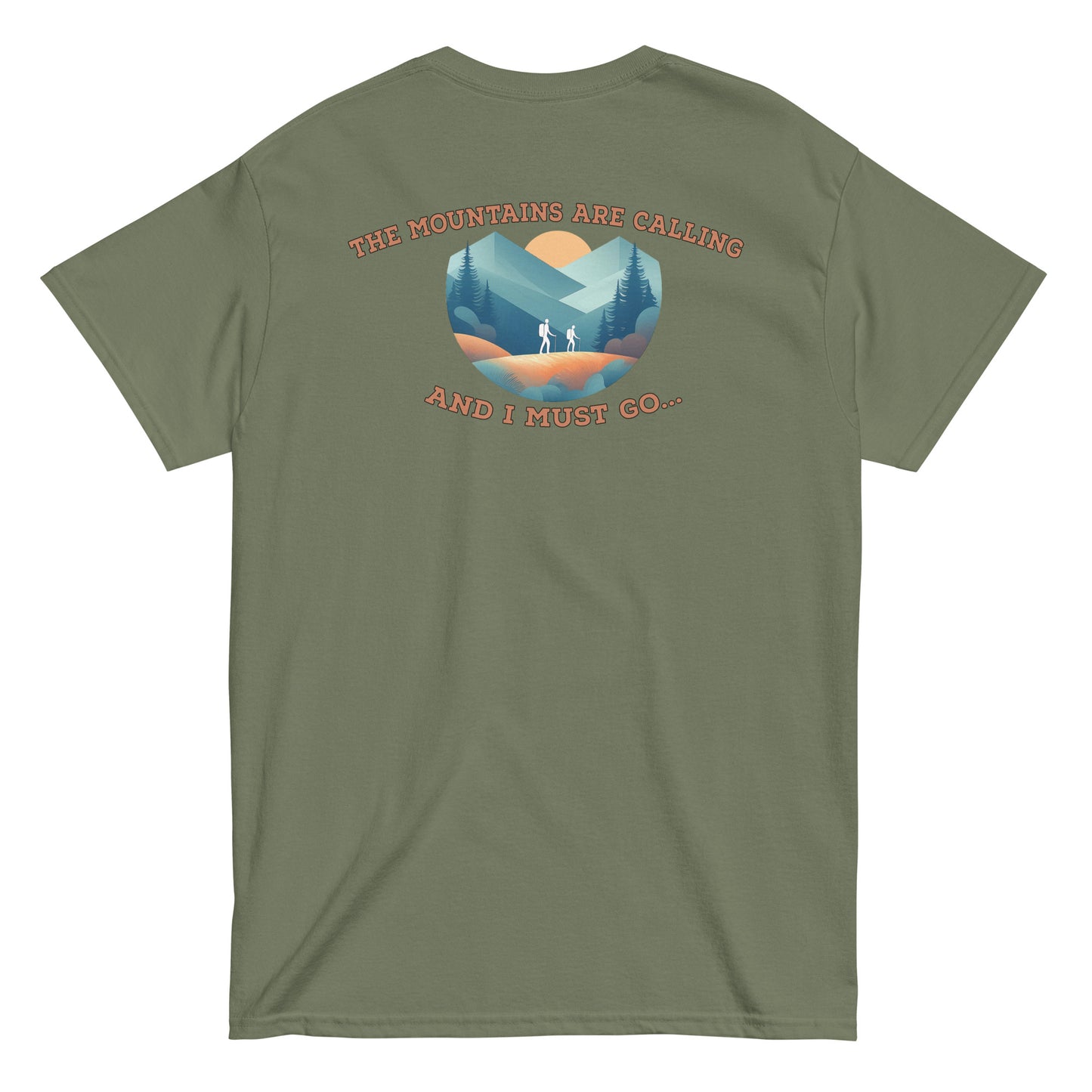 MOUNTAINS ARE CALLING Unisex classic tee