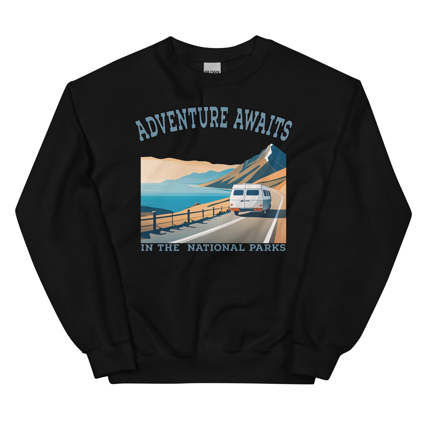 ADVENTURE AWAITS Crewneck Sweatshirt