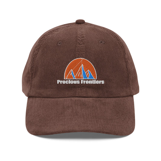 Precious Frontiers Vintage Corduroy Cap